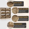Shoe Storage Cabinet with 6 Flip Drawers - 4 of 4