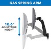 Mount-It! Height Adjustable Full Motion Two Monitor Computer Desk Mount Spring Arm Quick Release with Grommet Base - 4 of 4