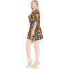 HAPPY BAY Women's Beachwear Summer Swim Beach Dress Cover Ups for Swimwear Women Plus Size Casual Swimsuit Coverups for Women 3X-4X Red Floral - 3 of 4