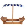 Racxily Wooden Kids Picnic Table, Sand and Water Table - 4 of 4