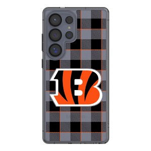 NFL AFC Teams Plaid Clear Cell Phone Case for Samsung Galaxy - 1 of 4