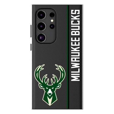 Keyscaper Milwaukee Bucks Sidebar MagSafe Compatible Cell Phone Case for Galaxy S24