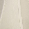 Imperial Shade Set of 2 Round Bell Lamp Shades Cream Small 4.5" Top x 9" Bottom x 8" Slant x 7.5" High Spider with Replacement Harp and Finial Fitting - 2 of 4