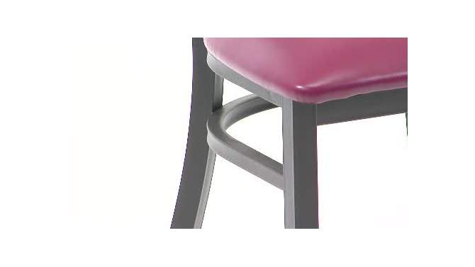 Flash Furniture Black ''X'' Back Metal Restaurant Chair, 2 of 13, play video