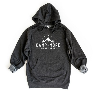 Simply Sage Market Women's Graphic Hoodie Camp More Worry Less Mountains