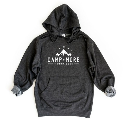 Simply Sage Market Women's Graphic Hoodie Camp More Worry Less Mountains - image 1 of 2