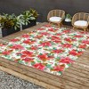 Ninola Design Poinsettia holiday flowersRug - Deny Designs - 3 of 3