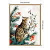 Amanti Art Cats Life Holiday Tree by Justyna Jaszke Framed Canvas Wall Art - 3 of 4