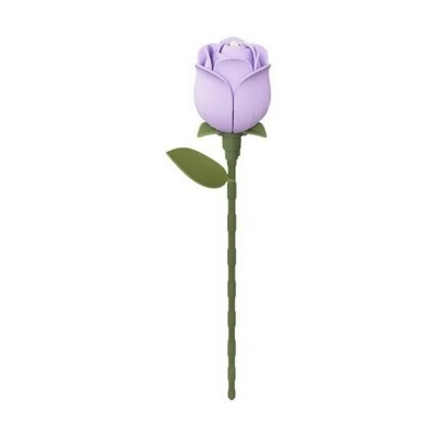 ROBOTIME 3D Puzzles Floral Art Series, Single Flower DIY Craft Flower Puzzle, Home Decorative Ornaments for Holiday Gifts, Purple, 2.8"*3.5"*13.6"