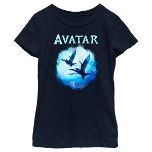 Girl's Avatar: The Way of Water Great Leonopteryx Flight Logo T-Shirt - 1 of 4