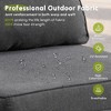 XIZZI Premium Outdoor Swivel Chair Sofa Set in 7 Colors, Modular Patio Seating with Swivel Chairs, Add-Ons Like Coffee Table and Fire Pit - 4 of 4