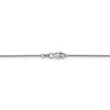Black Bow Jewelry 1.15mm 18k White Gold Diamond Cut Cable Chain Necklace - 4 of 4
