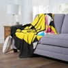 Cartoon Network Johnny Bravo Geometric Johnny Silk Touch Throw Blanket 50x60 Inches - 2 of 4