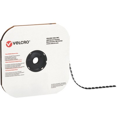 VELCRO Brand Velcro Tape Individual Dots Hook 5/8" Black 1200/Case VEL170