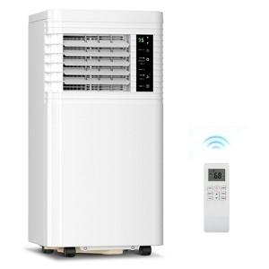 R.W.FLAME 8000 BTU Portable AC with Remote – 3-in-1 Unit for Room, Bedroom, Garage, RV – Includes Timer, Display & Window Kit – White - 1 of 4