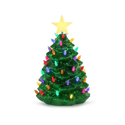 Mr. Christmas Outdoor Nostalgic LED Christmas Tree - Green Metallic - 24"