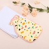 Unique Bargains Alphabet Pattern Drawstring Shower Gloves Pink Assorted Color 1 Pc - 2 of 3