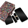 Acrylic Purses and Handbags for Women Multicolor Perspex Geometric Patterns Box Clutch Elegant Banquet Evening Crossbody Handbag (Multi-colored) - 4 of 4