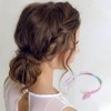Unique Bargains Women Fashion Butterfly Wig Braiding Clip Colorful 1 Pc - 2 of 4