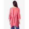 Roaman's Women's Plus Size Acid Wash Big Shirt - 3 of 4