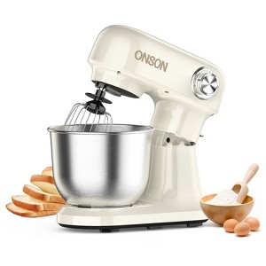 MAMNV 5QT Stand Mixer, 350W Motor, 12-Speed Tilt-Head Kitchen Mixer with Bowl, Whisk, Dough Hook & Beater - 1 of 4