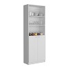 NicBex 71.7" Tall 5-Shelf Storage Cabinet with 2 Doors, Bookcase for Home Office, Living Room, Bedroom, Modern Industrial Style - 4 of 4