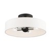 Livex Lighting Venlo 4 - Light Semi-Flush Mount in  Black/Brushed Nickel - 2 of 4