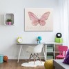 Stupell Industries Live Wild & Free Pink Butterfly Canvas Wall Art - 2 of 4