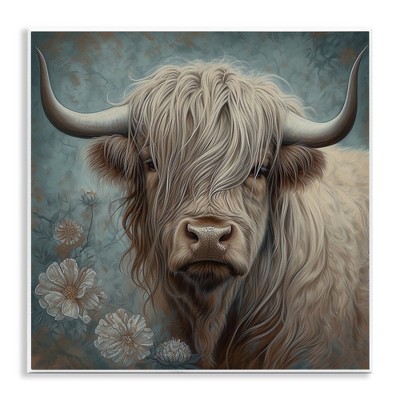 Stupell Industries Mystic Highland Cattle Wall Plaque Art