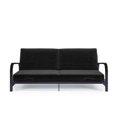 RealRooms Millie Convertible Metal Frame Futon Sofa with Coil Mattress with Multiple Positions for Seating and Sleeping - image 1 of 4