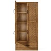 Resenkos Bookshelf, Bookcase Standing Shelf Unts,70" Bookshelf, Freestanding Bookcase with Storage Drawer,Brown - 3 of 3