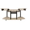 CAVINAS Home Office Desk 71" Morden Music Desk with 2 Desk Shelves, Keyboard Tray for Study and Work - 4 of 4