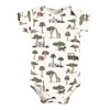 Hudson Baby Cotton Bodysuits, Green Going On Safari 5-Pack - 4 of 4