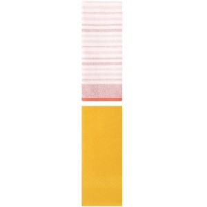 REGALWOVEN Striped Pattern Cotton Bathroom Hand Towel for Face Hair 13" x 30"/13" x 27" 2 Packs - 1 of 4