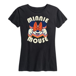 Women's - Disney - Minnie Mouse Repeat Short Sleeve Graphic T-Shirt - 1 of 4