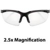 Global Vision Eyewear Apex Bifocal Safety Motorcycle Glasses with +2.5 Bifocal Clear Lenses - 2 of 4