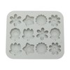 Unique Bargains Chocolate Mould 12-Cavity Sunflower Tulip Floral Candy Mould Hand Wash 6.06"x5.04"x0.55" 1 Pc - 3 of 4