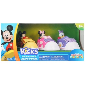 Disney Jr: Kicks Pull-Back Vehicles - 3 Pack, Mickey, Minnie