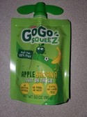 Gogo Squeez Applesauce, Apple Banana - 3.2oz/12ct : Target