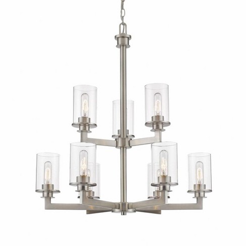 Z-Lite Savannah 9 - Light Chandelier in  Brushed Nickel - image 1 of 3