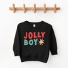 The Juniper Shop Jolly Boy Star Toddler Graphic Sweatshirt - 2T - Black - 2 of 2