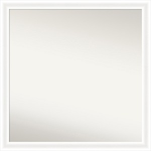 Amanti Art Oliver Narrow Non-Beveled Wood Framed Bathroom Vanity Wall Mirror - 1 of 4