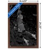 Trends International Michael Jordan - Black and White Framed Wall Poster Prints - 3 of 4