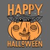 Juniors Womens Star Wars The Mandalorian Halloween Grogu Pumpkin Peek T-Shirt - 2 of 4
