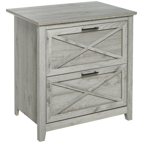 Solid Wood File Cabinet 2 Drawer - Foter