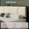 WOWLIVE Full/Queen/King Platform Bed with 2 Storage Drawers, Modern Bed Frame with Charging Station, No Spring Boxing Needed - 4 of 4