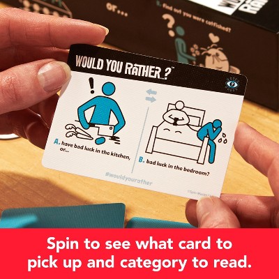 Spin Master Would You Rather? Funny Adult Card Game