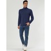 INSPIRE CHIC Men's Slim Fit Long Sleeve Pullover Turtleneck T-Shirt - 4 of 4