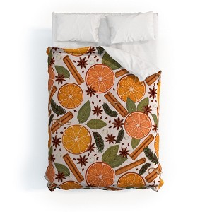 Avenie Christmas Cinnamon Spice Comforter + Pillow Sham(s) - Deny Designs - 1 of 3