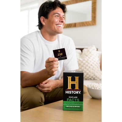 HISTORY Channel NEW Games Bundle - Stats & Facts / Through The Years - General Knowledge Trivia Chronology Timeline Card Game - Adults, Family & Teens